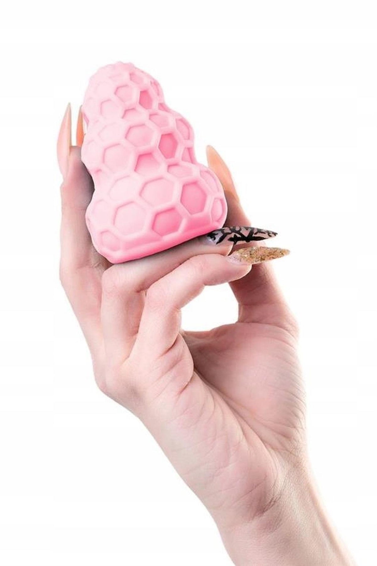 3-Kieszonkowy masturbator TOYFA AToys pośladkowy żółty cielisty 8 cm-3