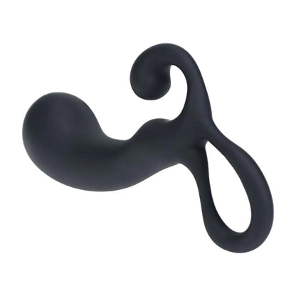 4-Masażer prostaty silikonowy Levelz L czarny 15 cm-4