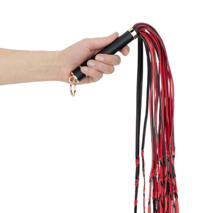 4-Flogger ekoskórzany EasyToys czerwono czarny 64 cm-4