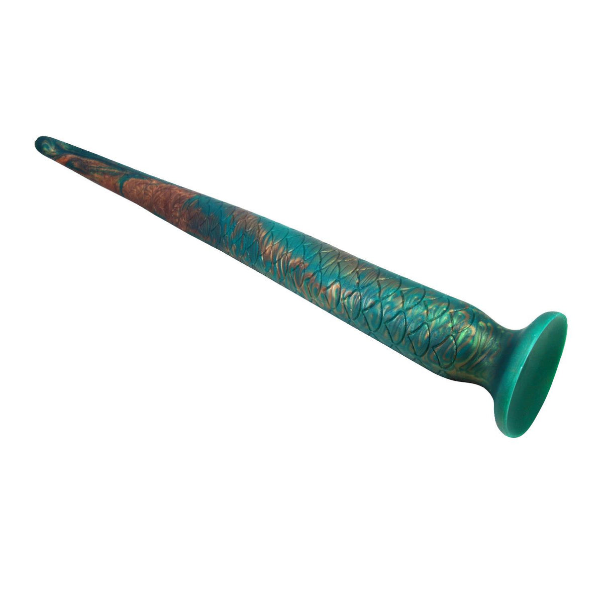 4-Dildo silikonowe Power Monsters Verdant Titan szmaragdowe 47 cm-4
