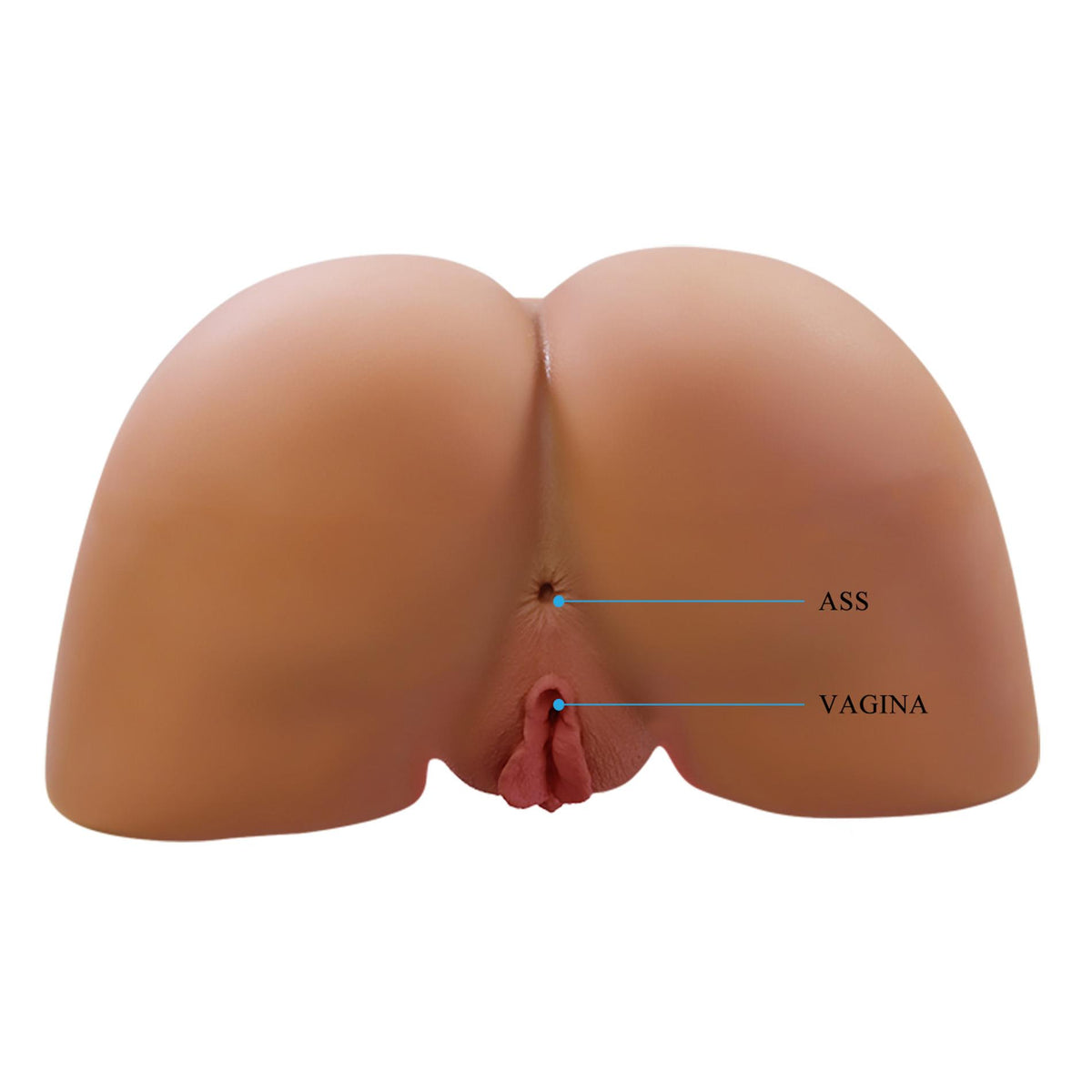 2-Realistyczny masturbator Crazy Bull Ilana wagina anal 35 cm-2