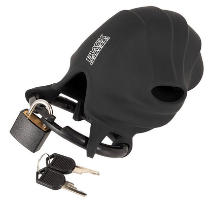 4-Black velvets Cock & Ball cage-4