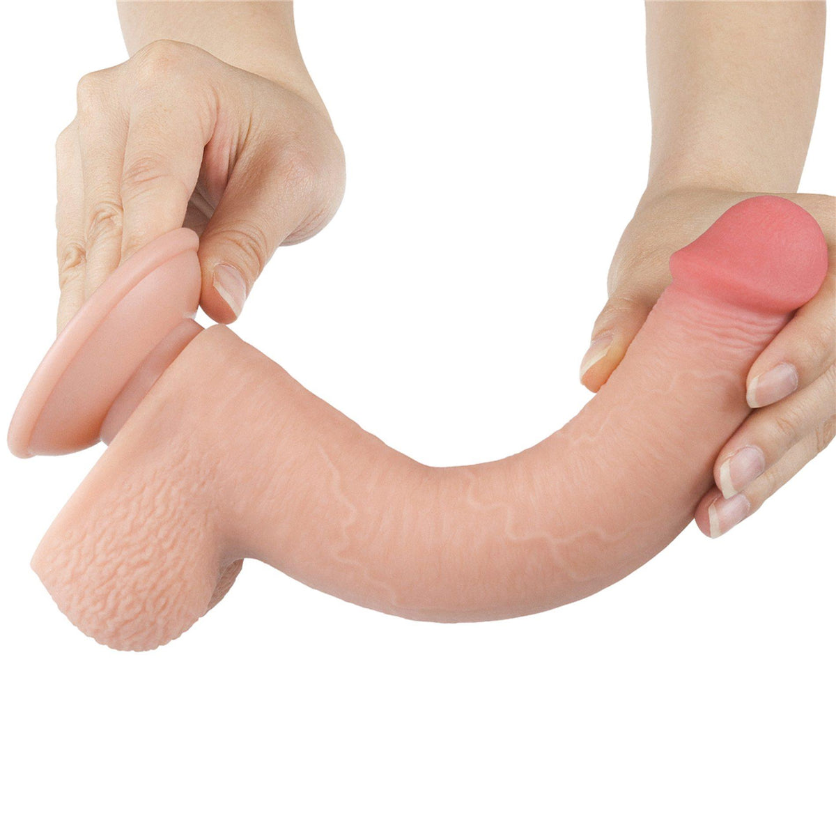 2-9'' Sliding Skin Dual Layer Dong Flesh-2