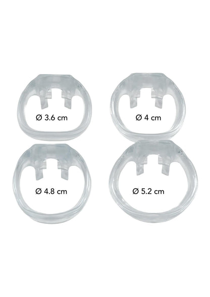 5-Pas cnoty transparentny Clear Control Hidden Desire 9 cm-5