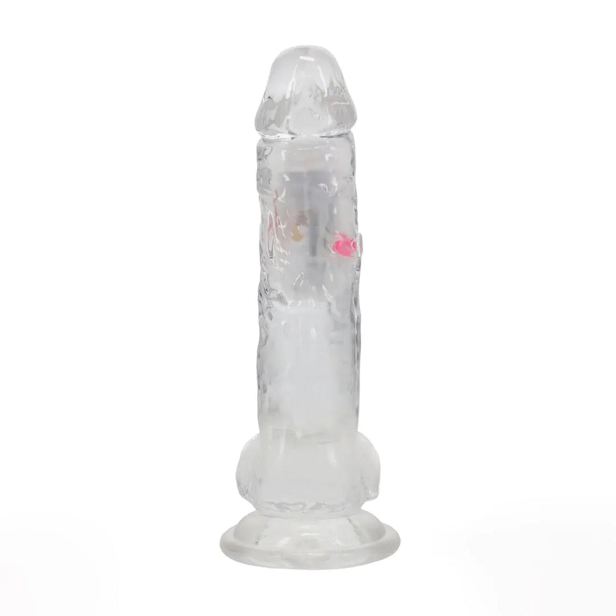 5-Wibrator realistyczny RealRock przezroczysty 22,5 cm-5