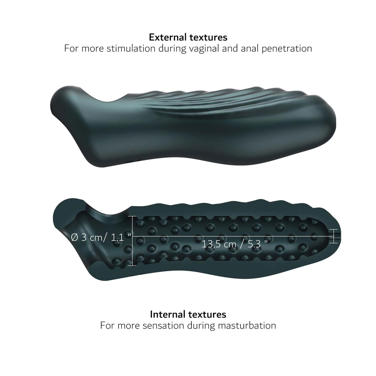 6-Przedłużka na penisa Ryzer Max Man.wand szara 18 cm-6