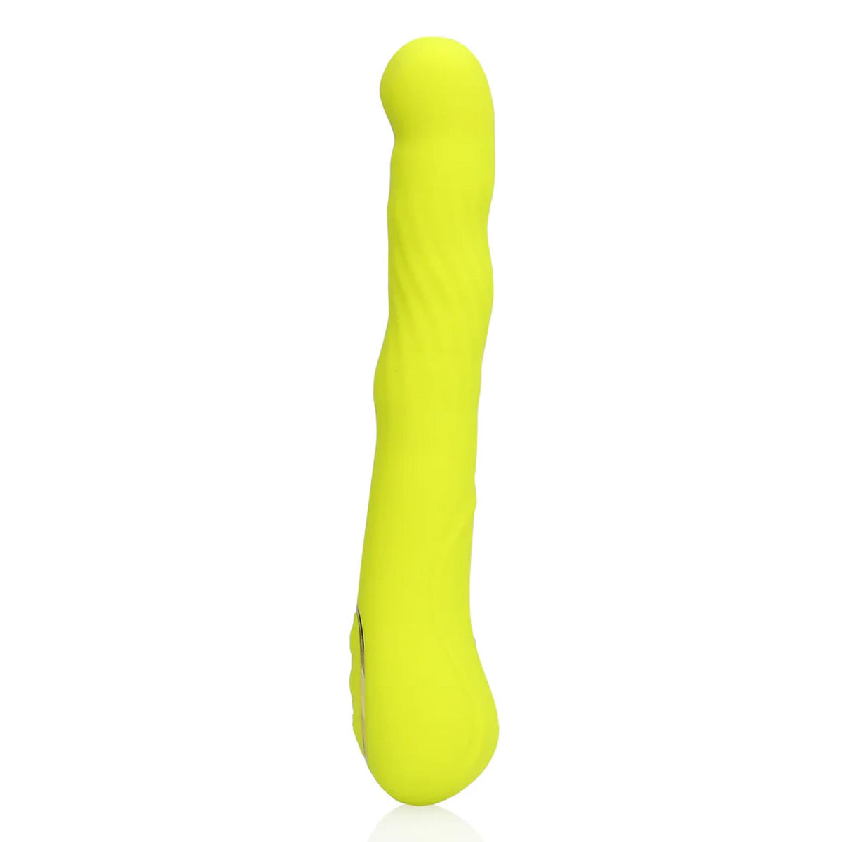 6-Wibrator punktu G Loveline z ruchomą końcówką limonkowy 24 cm-6