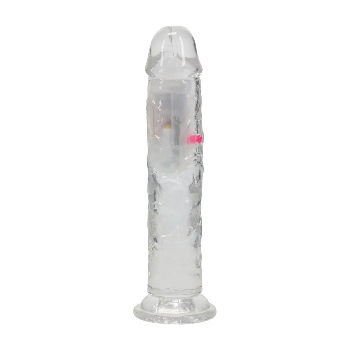 4-Wibrator realistyczny RealRock przezroczysty 20 cm-4