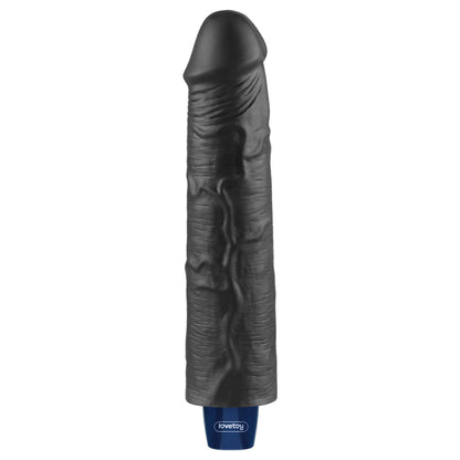 4-Realistyczne dildo wibrujące Lovetoy Softee czarne USB 24 cm-4