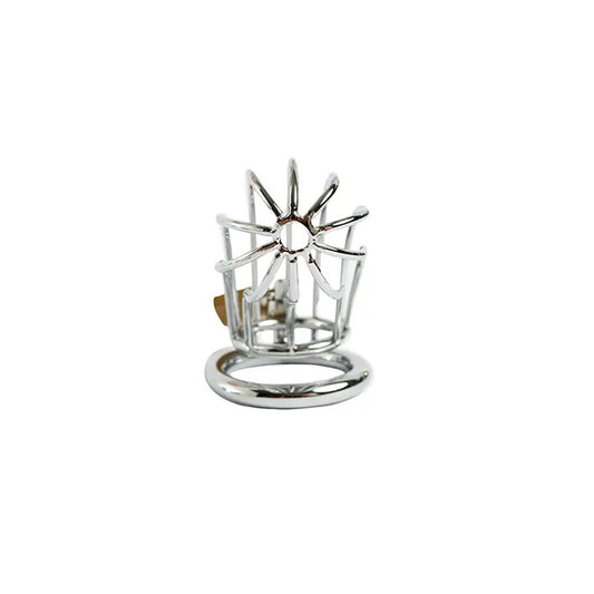 1-Klatka na penisa stalowa Fantasy 12 cm-1