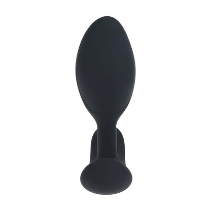 2-Korek analny wibrujący Levelz silikonowy z pilotem 10,6 cm czarny-2
