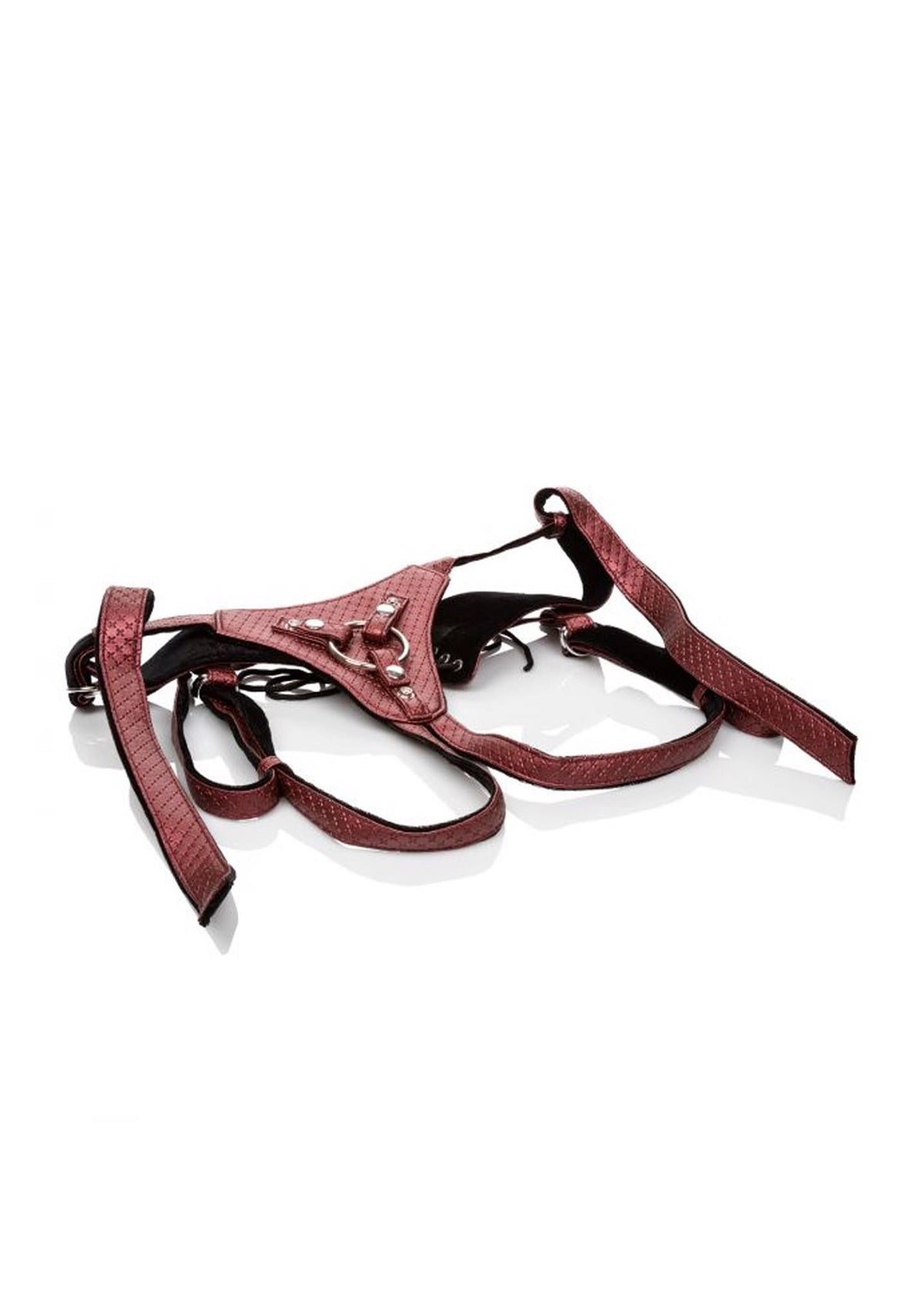 3-Uprząż do strap on The Regal Queen Calexotics czerwona 162 cm-3