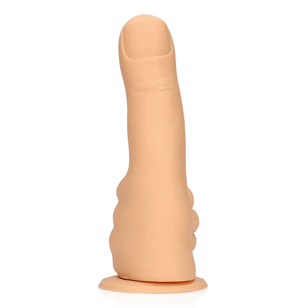 3-Dildo kciuk S Line cieliste silikonowe-3