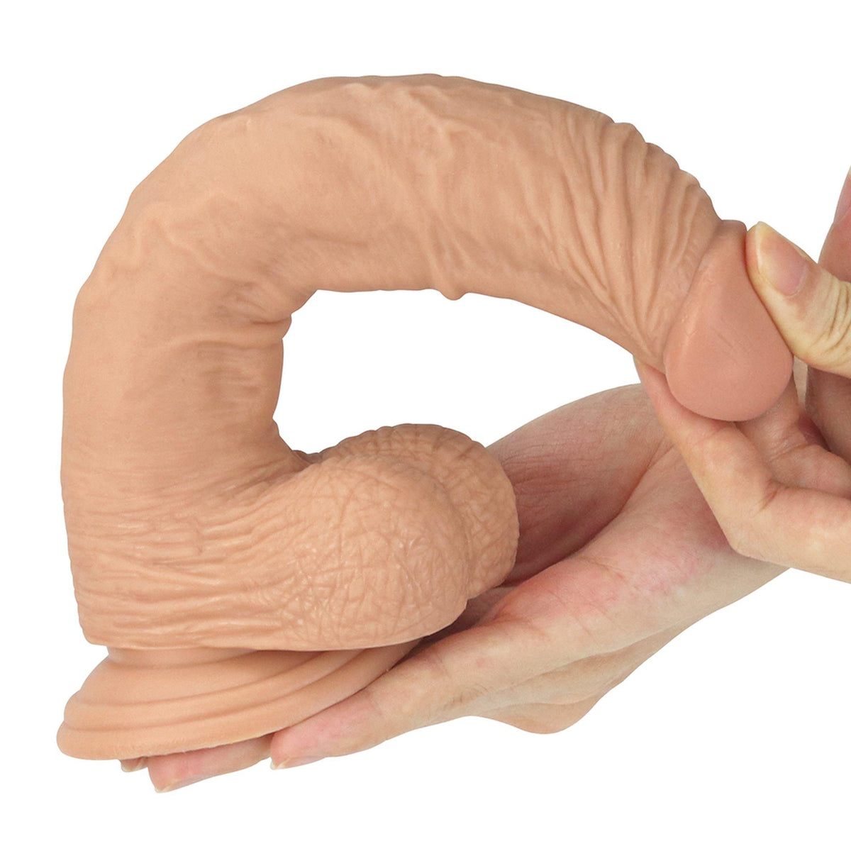 3-9.5'' Real Extreme Dildo Flesh-3