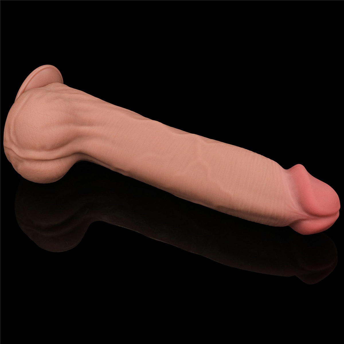 6-14'' King Sized Sliding Skin Dual Layer Dong-6