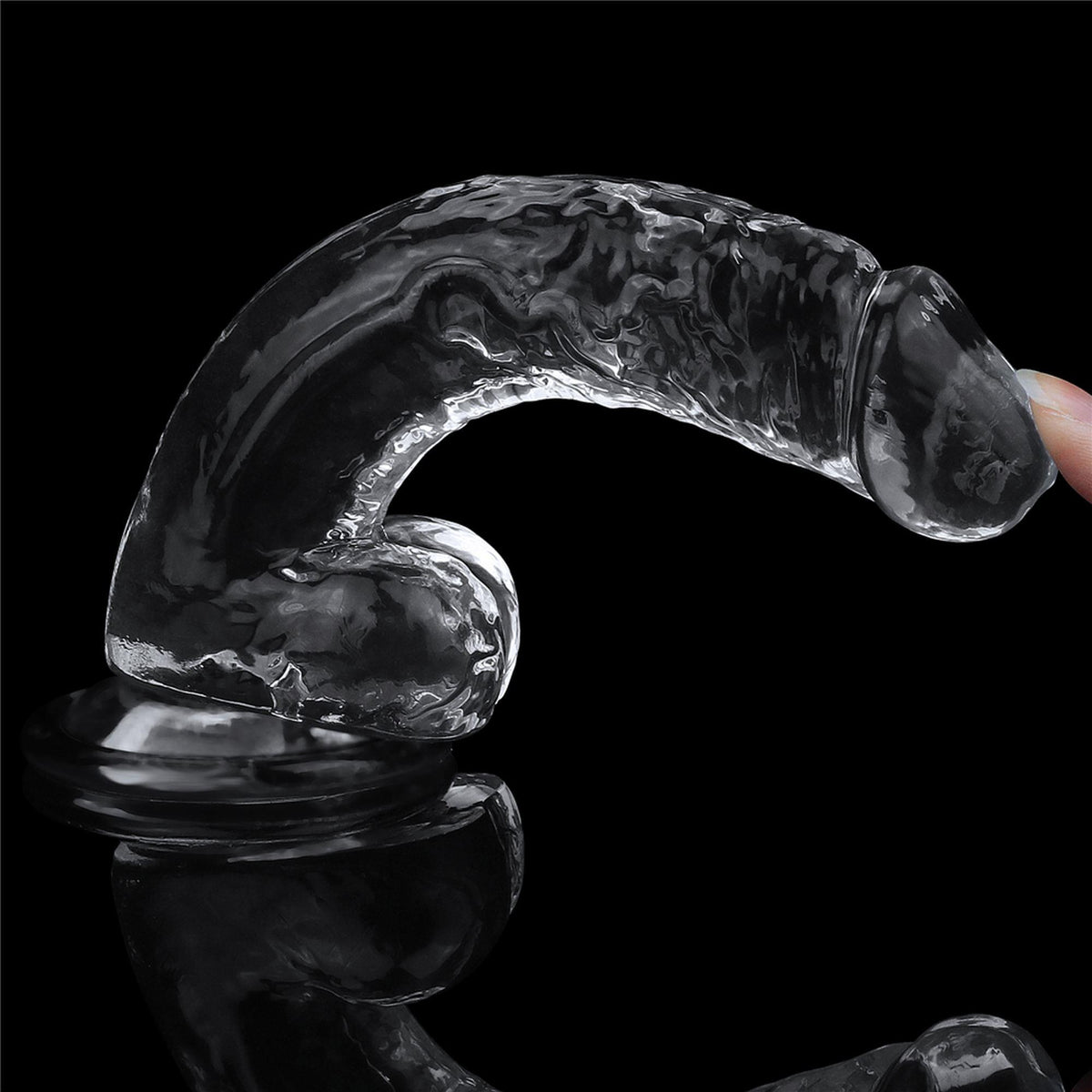 1-Flawless Clear Dildo 7.5''-1