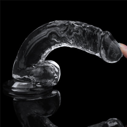 1-Flawless Clear Dildo 7.5''-1