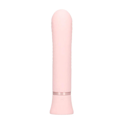 4-Wibrator króliczek Loveline Mystique żebrowany różowy 15,9 cm-4