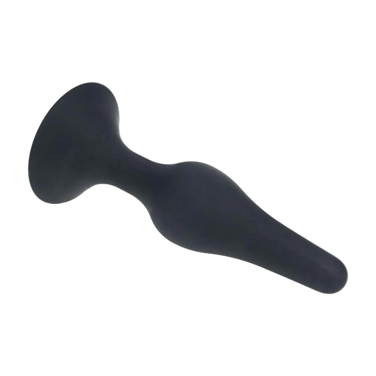 1-Smukły silikonowy korek analny Levelz M czarny 11,5 cm-1