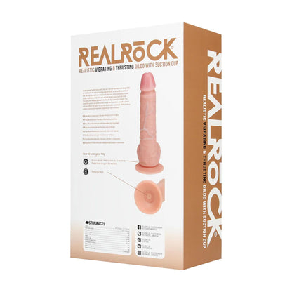 6-Wibrator realistyczny RealRock posuwisty 20,5 cm cielisty-6