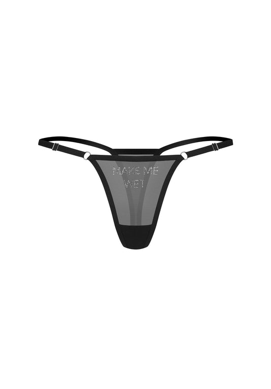 1-Stringi Obsessive Violami Wet transparentne L/XL-1