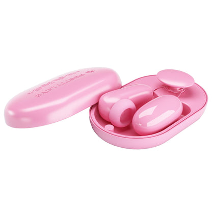 2-Wibrujące jajko Pretty Love Magic Box różowe 12 wibracji 7 stukania USB-2