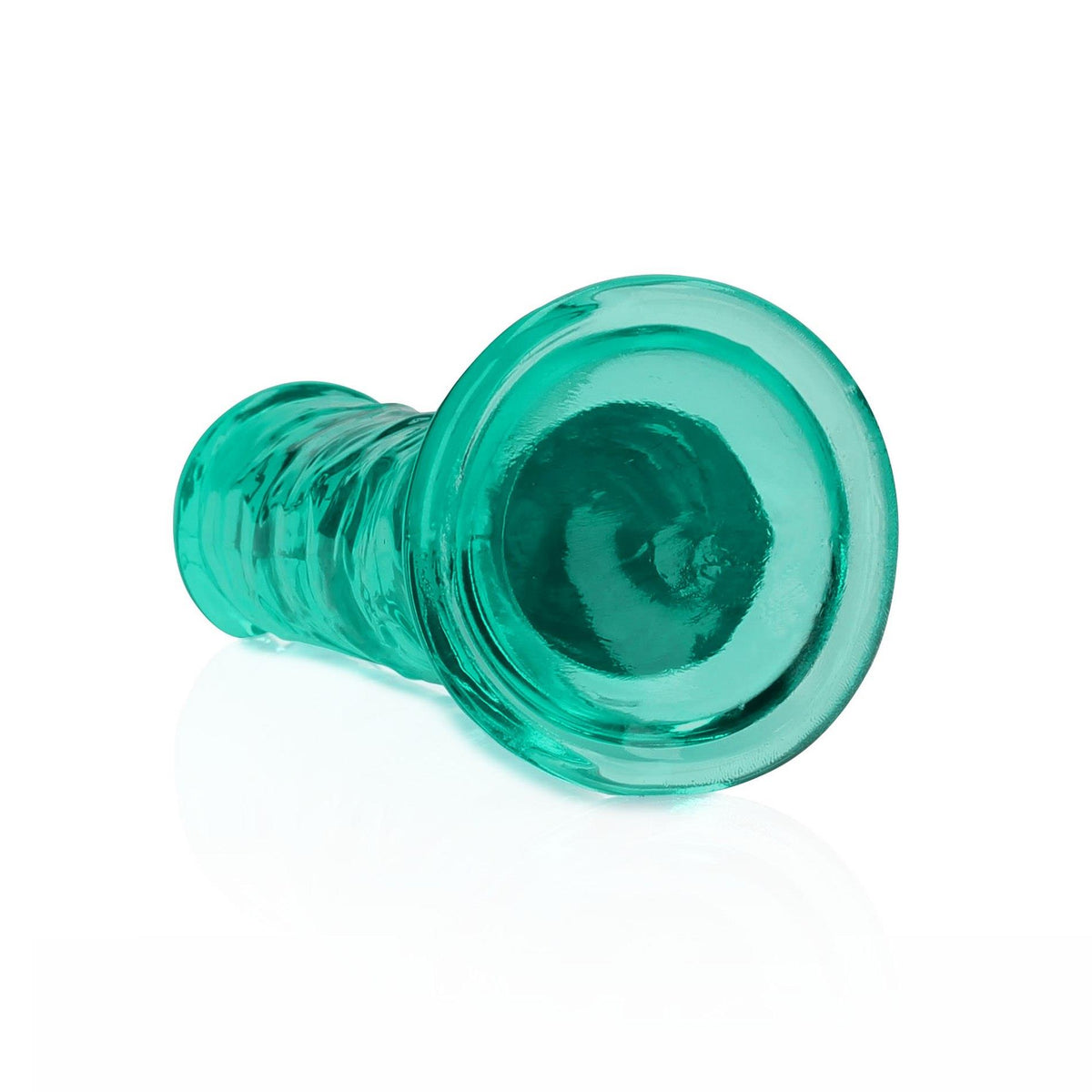 3-Dildo żelowe realistyczne z przyssawką przezroczyste RealRock 14,5 cm-3