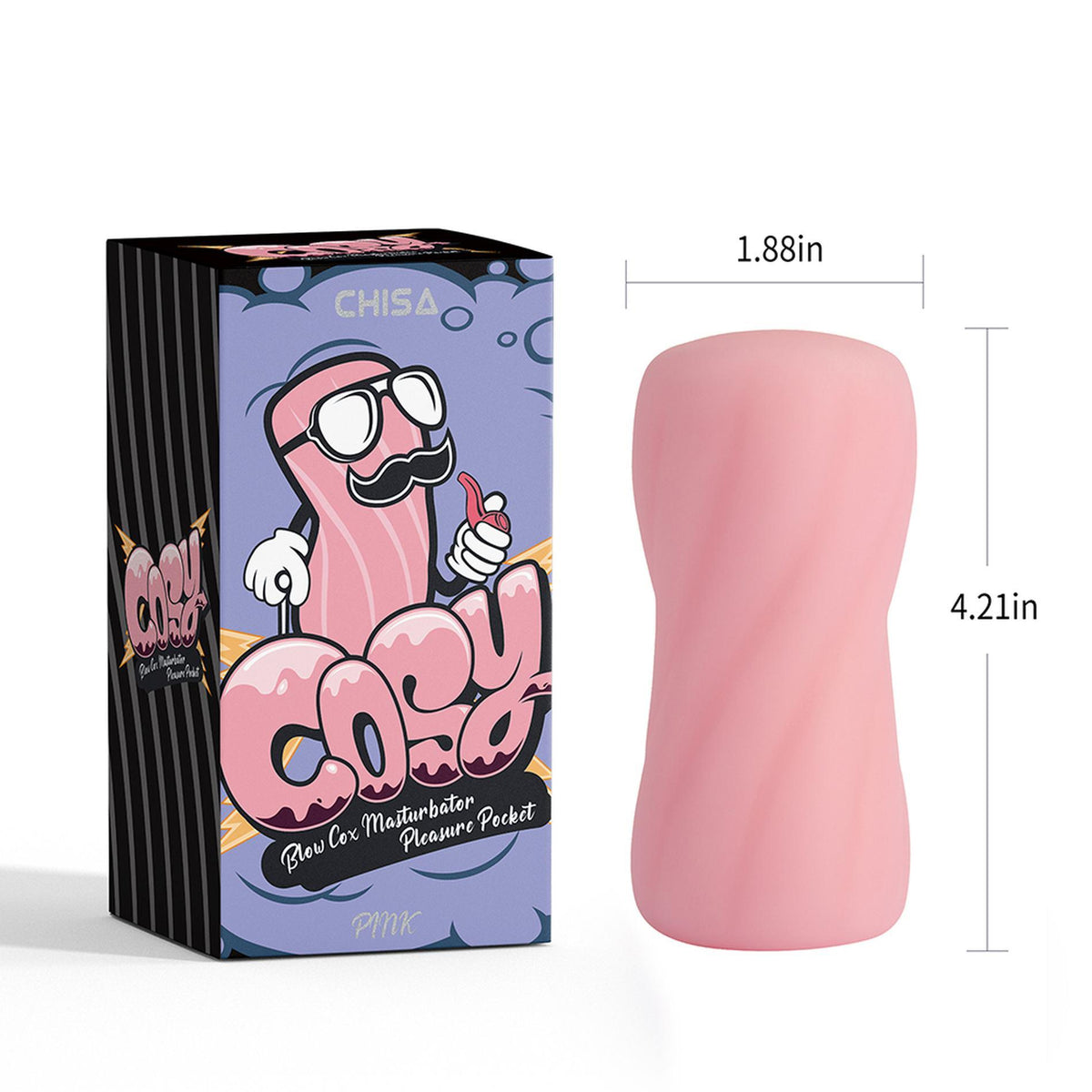 2-Masturbator Cosy Pleasure Pocket różowy TPE 10,7 cm-2