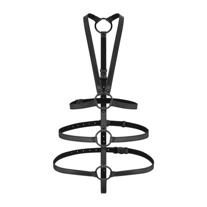3-Uprząż bondage Vera Bedroom Fantasies czarna-3