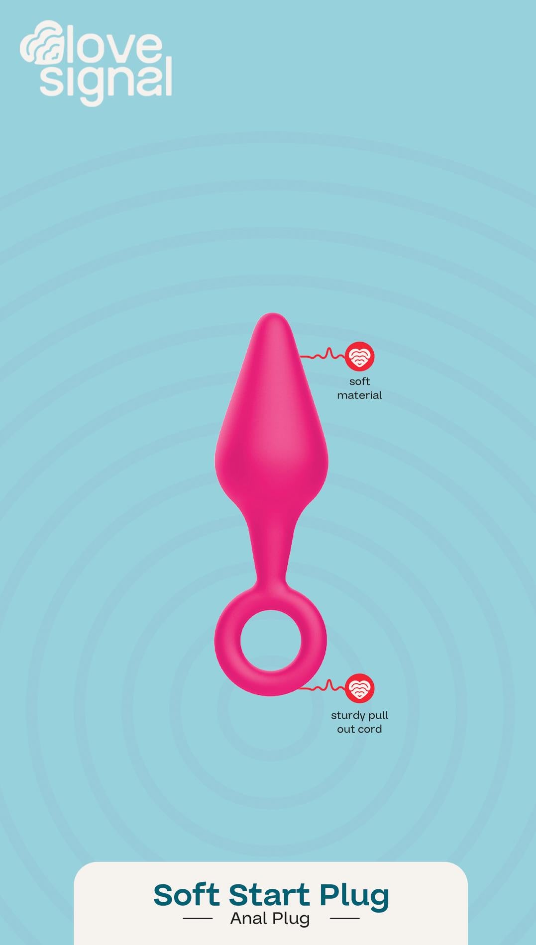 1-Korek analny Soft Start silikonowy Dream Toys 9 cm-1