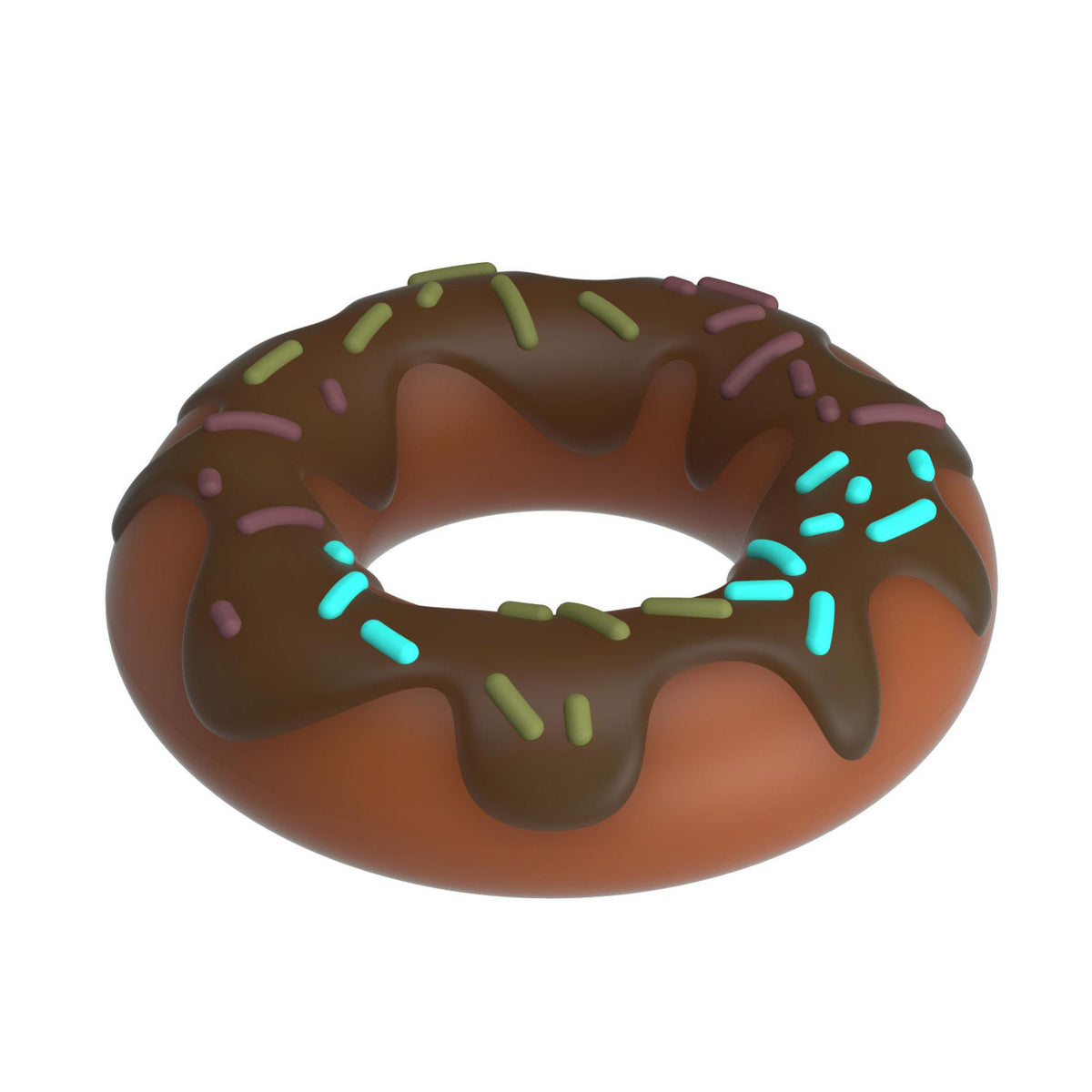 3-Pierścień erekcyjny Pretty Love Choco Super Donut silikonowy supermiękki-3