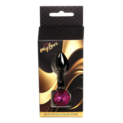 4-Biżuteria analna MyLove Toys ciemnosrebrna różowa-4
