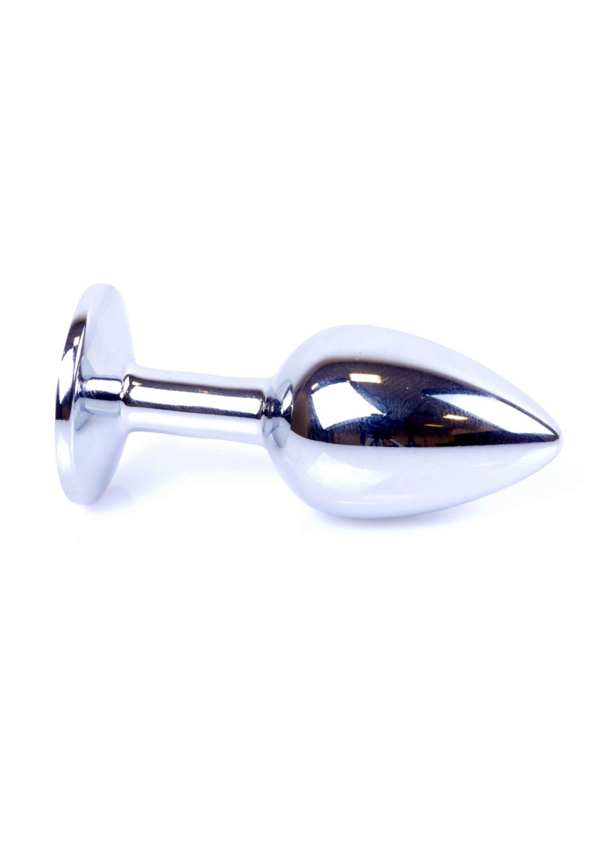5-Srebrny korek analny z różowym kryształem HeavyFun 7 cm-5