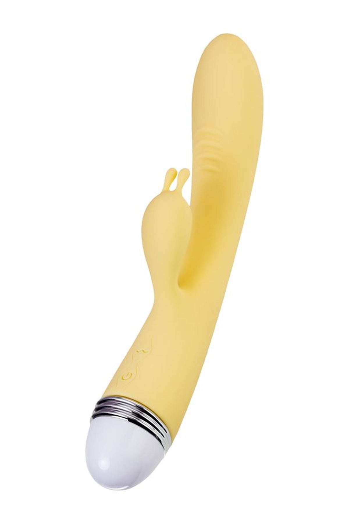 7-Wibrator króliczek Flovetta Aster silikonowy żółty USB 22 cm-7