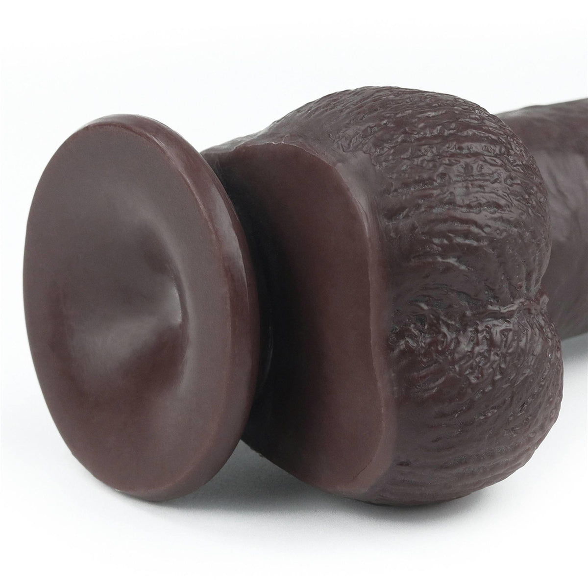 6-9'' Sliding Skin Dual Layer Dong - Black-6