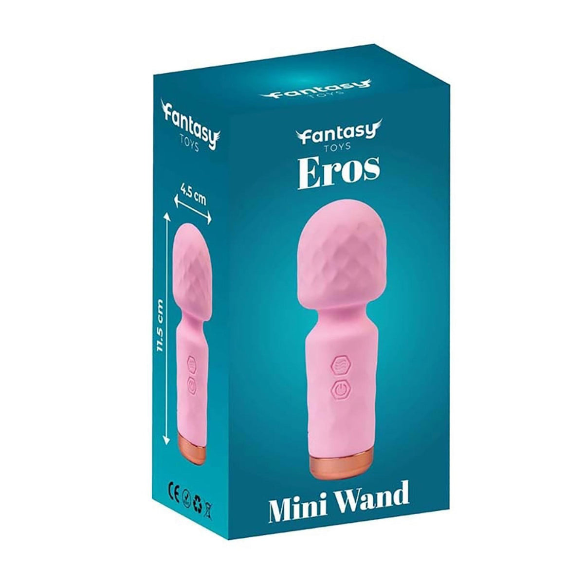 4-Mini różdżka Eros Fantasy różowa silikonowa USB 11,5 cm-4