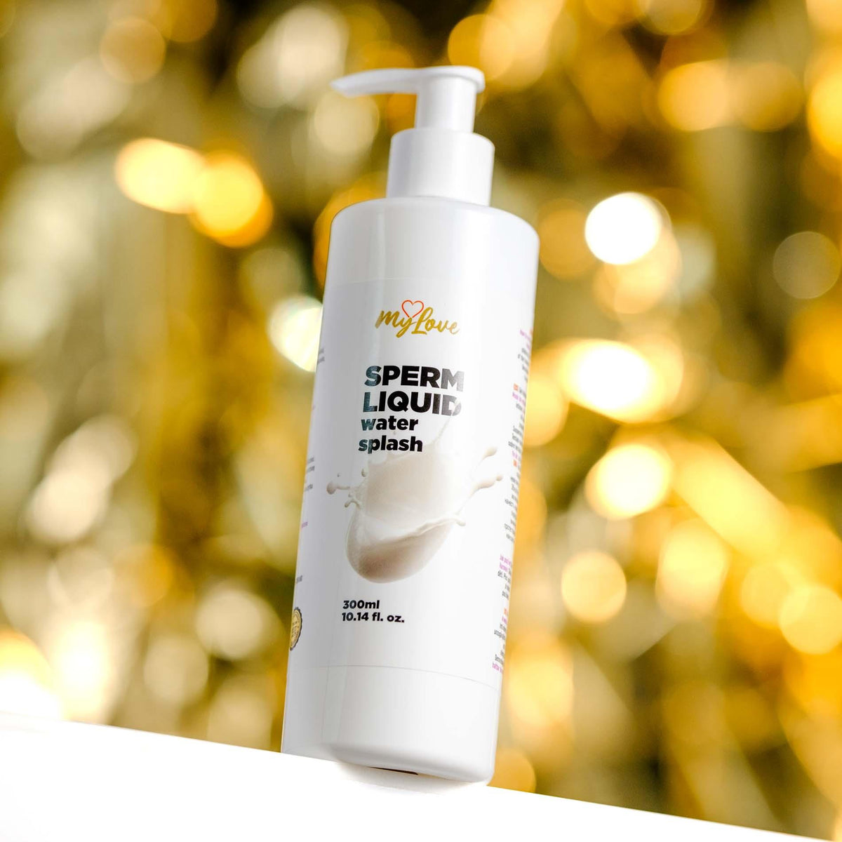 5-Żel intymny MyLove imitujący spermę biały 300 ml-5