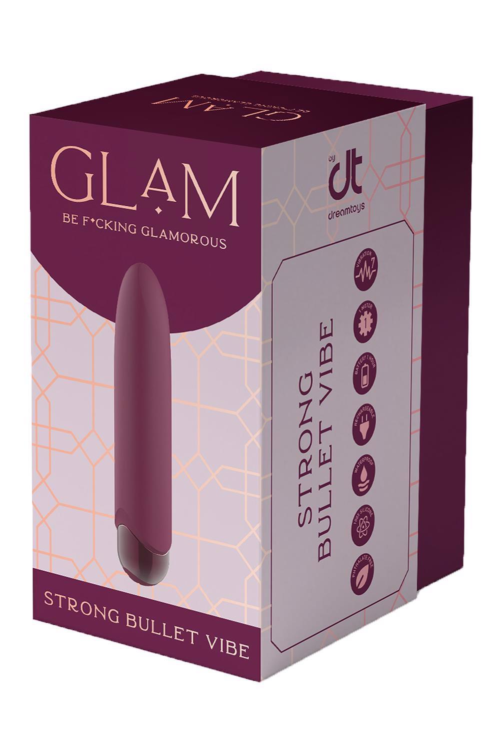 5-Wibrator mini Glam Strong silikonowy USB 10,5 cm-5