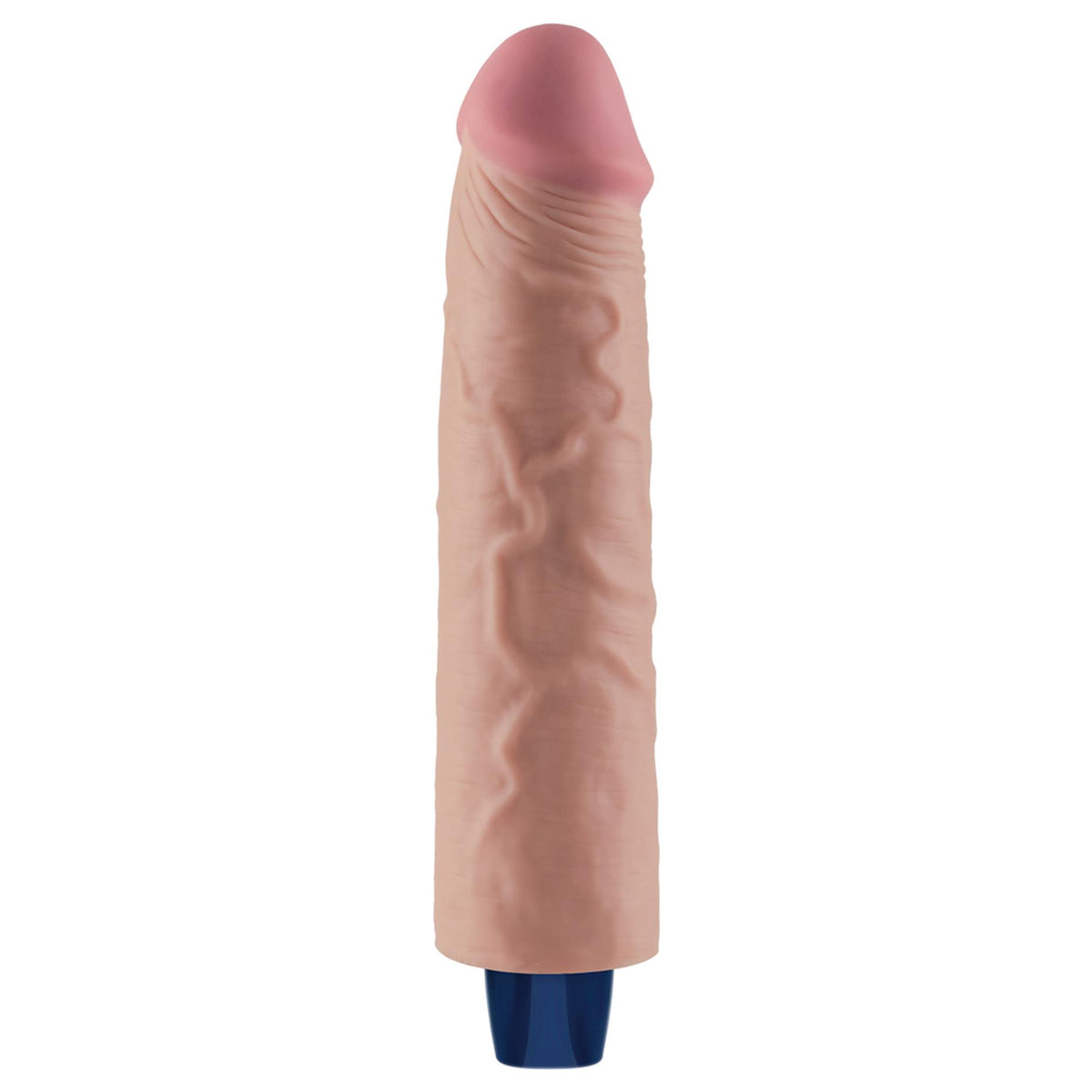 6-9.5" REAL SOFTEE Rechargeable TPE Vibrating Dildo(Flesh)-6