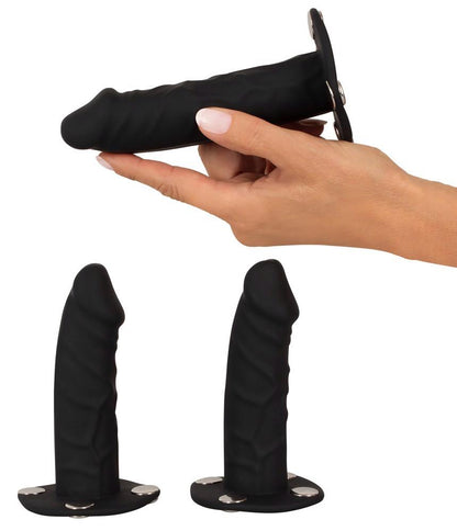 3-Strap on Bad Kitty z trzema dildo silikonowymi S/M-3