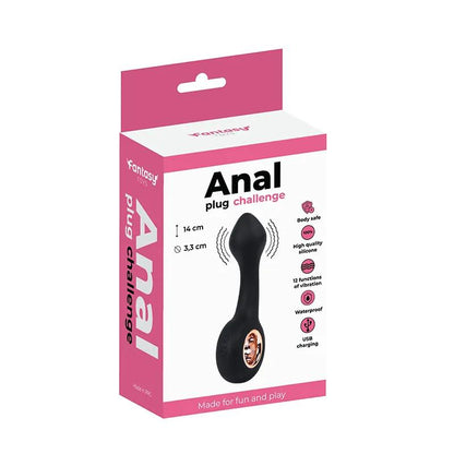 2-Wibrujący korek analny Fantasy 14 cm USB-2
