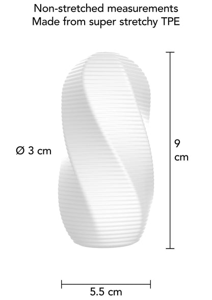 5-Masturbator średni ToyJoy HERO Swirl biały-5