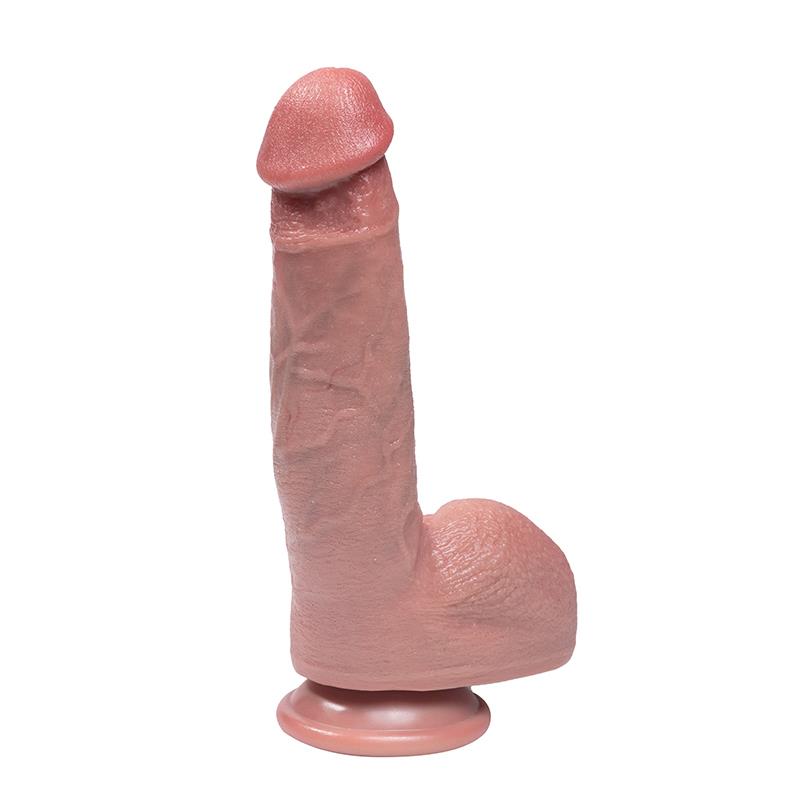 5-Dildo silikonowe elastyczne hiperrealistyczne Fantasy 21 cm-5