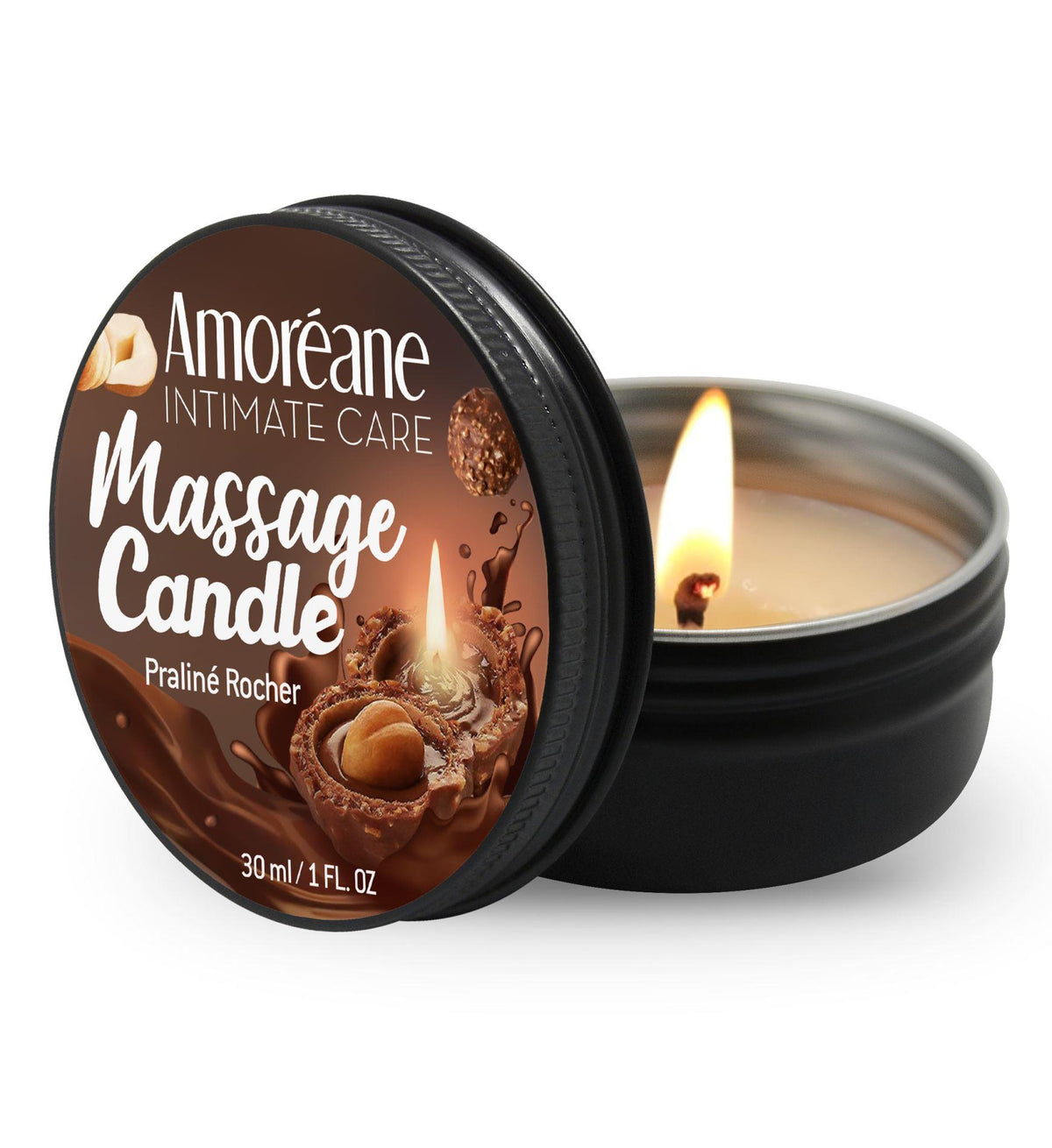 5-Świeca do masażu Praline Rocher Amoreane 30 ml-5