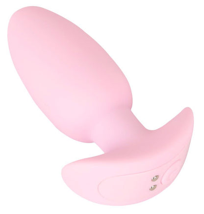 4-Korek analny wibrujący Cuties silikonowy różowy USB 8 cm-4