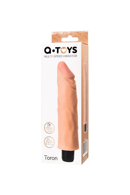 3-Wibrator realistyczny A TOYS TPE 19 cm-3