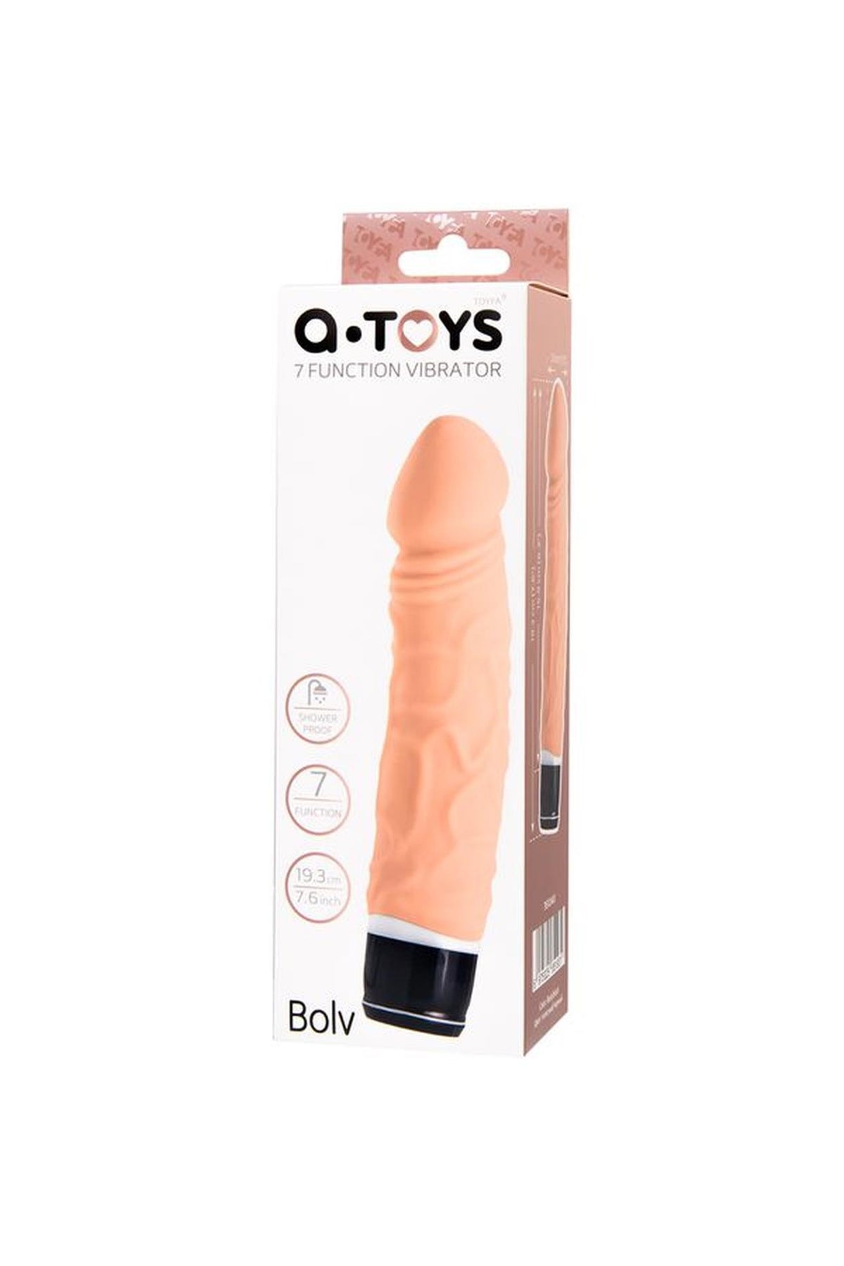 5-Wibrator realistyczny silikonowy A-Toys Bolv 16 cm-5