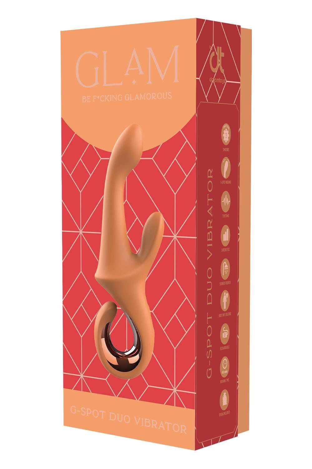 4-Wibrator króliczek punktu G Glam Dreamtoys silikonowy USB-4