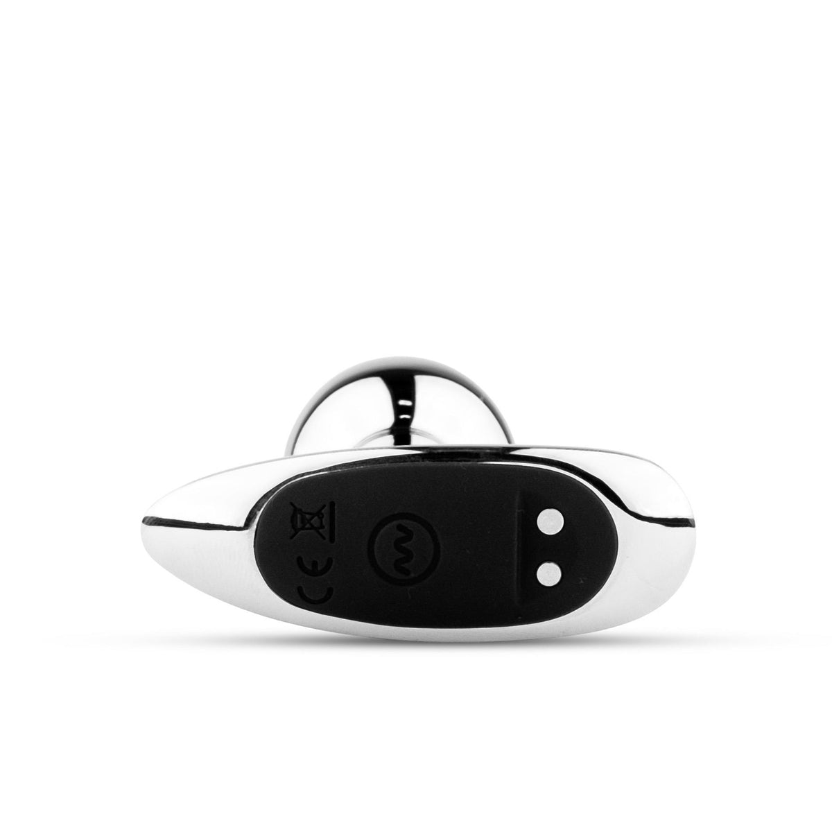 7-Metalowy wibrujący korek analny z pilotem B Series HeavyFun USB-7