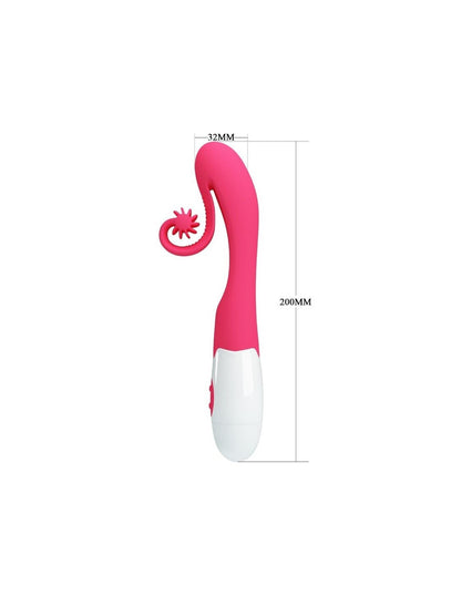4-Stymulator łechtaczki silikonowy Pretty Love Romance różowy 30 wibracji-4